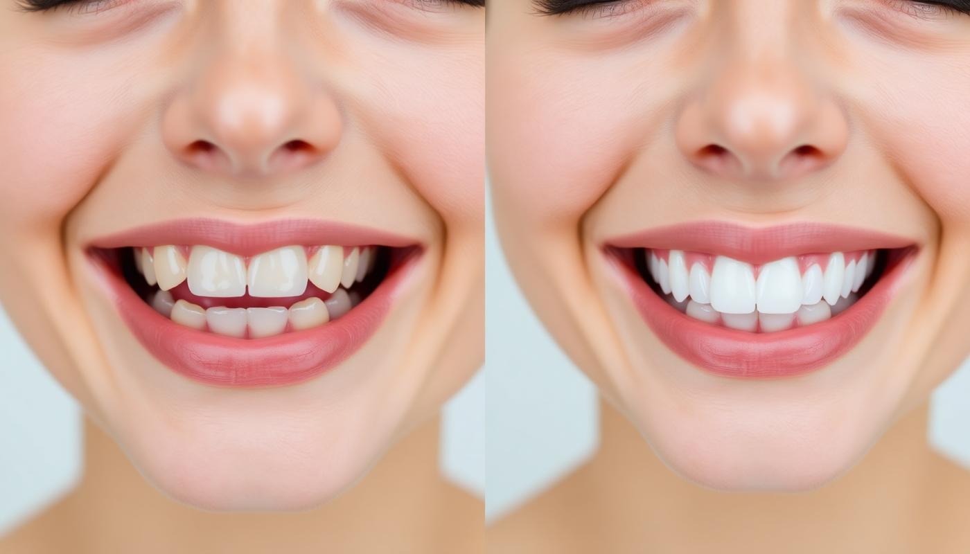 Blanqueamiento Dental antes y después